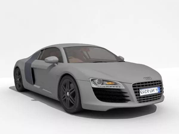 Audi R8 Super Car 3d model Audi R8 Super Car 3d model