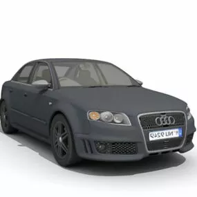 Audi Rs 4 Compact Executive Car 3d model