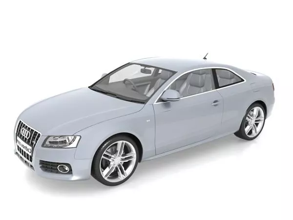 Audi S5 Compact Car 3d model Audi S5 Compact Car 3d model