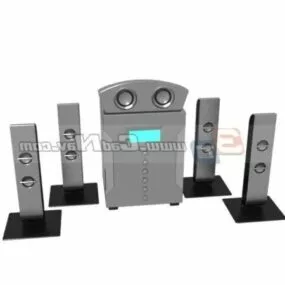 Audio Sound System 3d model