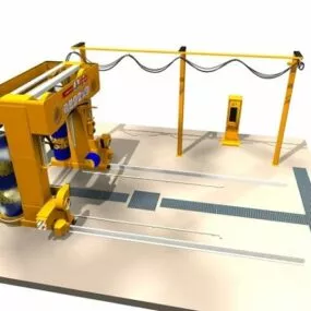 Auto Wash 3d model