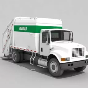 Automated Garbage Collection Truck 3d model