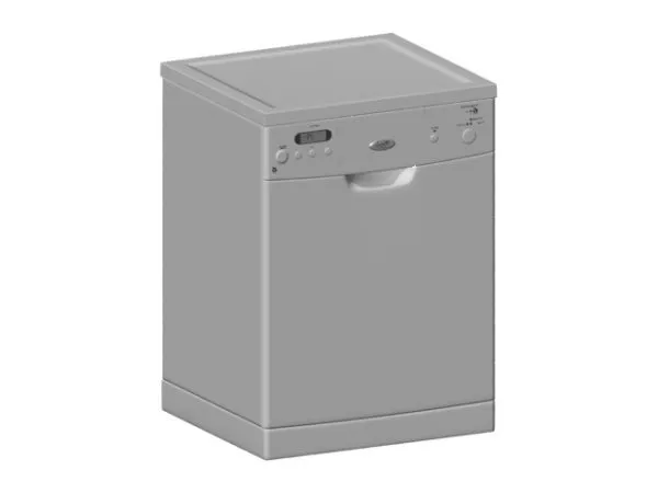 Automatic Build-in Dishwasher Machine 3d model Automatic Build-in Dishwasher Machine 3d model