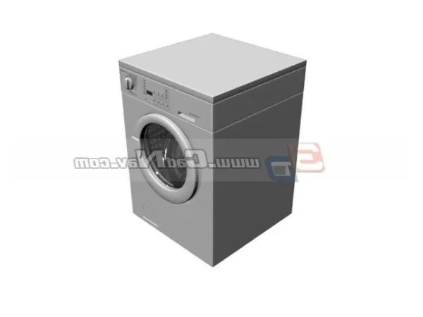 Siemens Washing Machine With Lcd Control 3d model