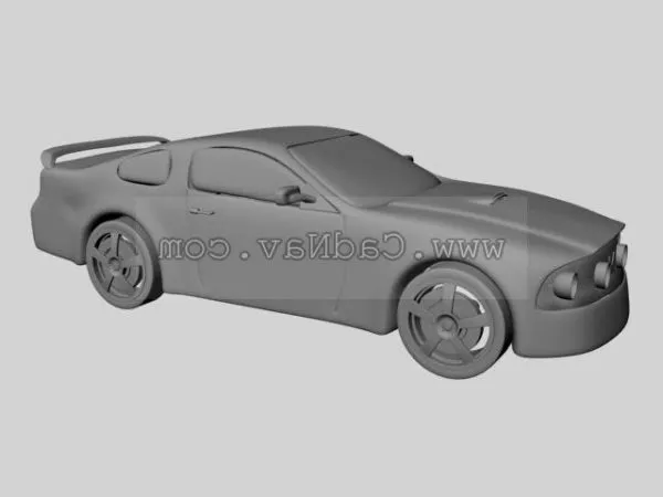Automobile Race Car 3d model Automobile Race Car 3d model