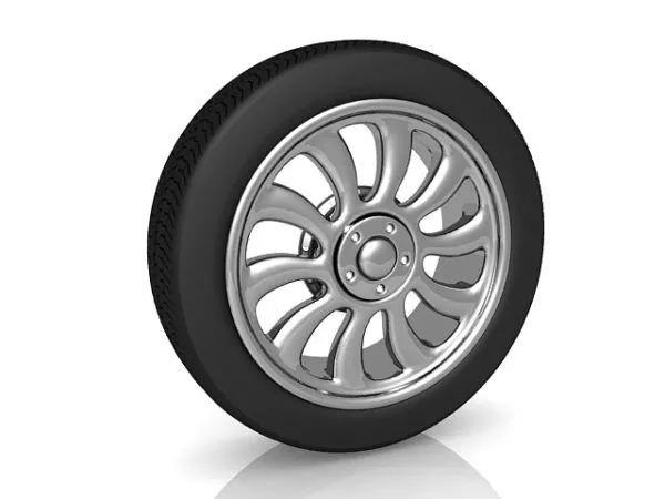 Automobile Wheel 3d model Automobile Wheel 3d model