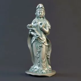 Avalokitesvara Statue 3d model