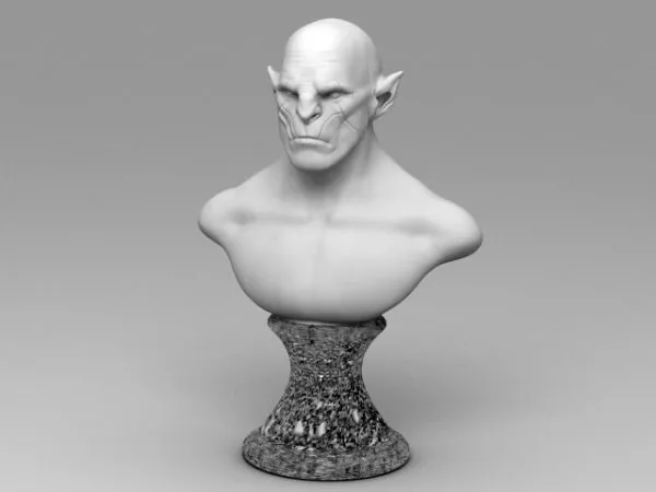 Satyr Famous Bust 3d model