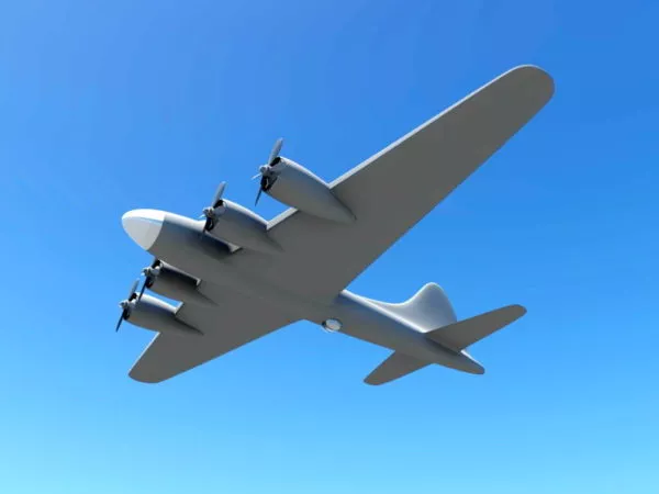 B-17 Heavy Bomber 3d model B-17 Heavy Bomber 3d model