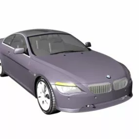 Bmw 6 Luxury Coupe Car 3d model