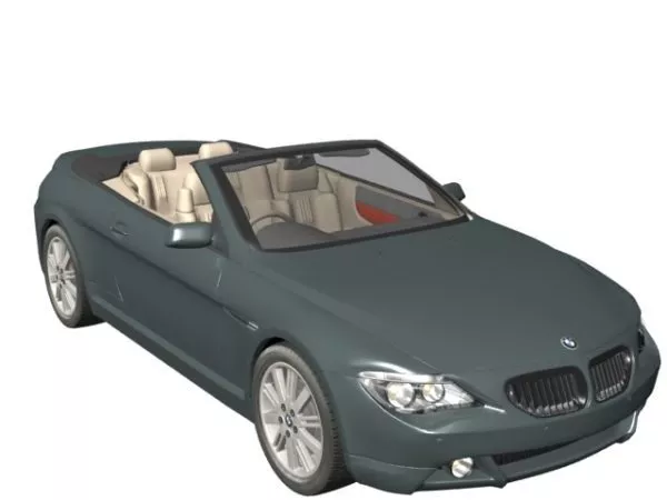 Bmw 645ci Convertible 3d model Bmw 645ci Convertible 3d model