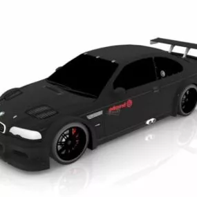 Bmw E46 M3 Gtr 3d model