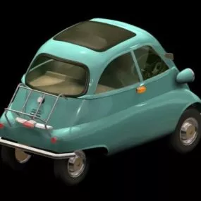 Bmw Isetta 250 Bubble Car 3d model