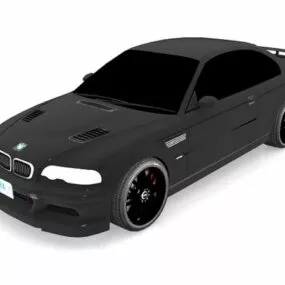 Bmw M3 Gtr Race Car 3d model