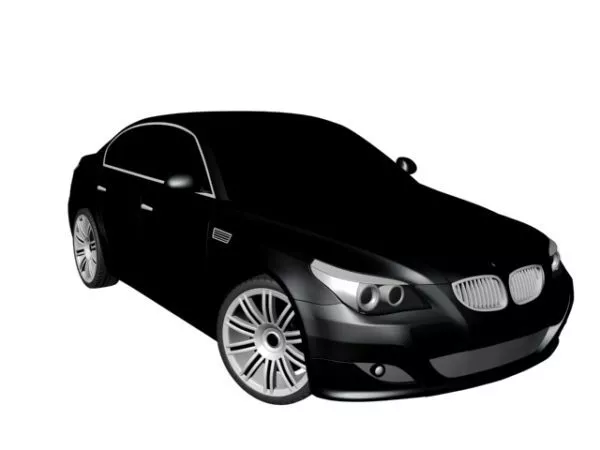 Bmw M5 Executive Car 3d model Bmw M5 Executive Car 3d model