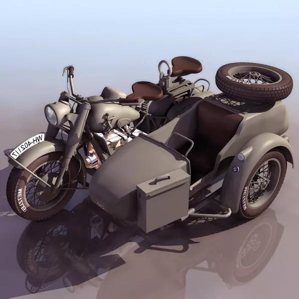 Bmw Cruiser Motorcycle 3d model