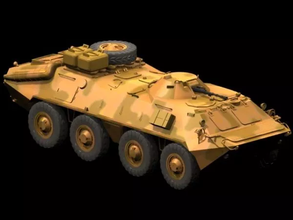 Btr-70 Armored Personnel Carrier 3d model Btr-70 Armored Personnel Carrier 3d model