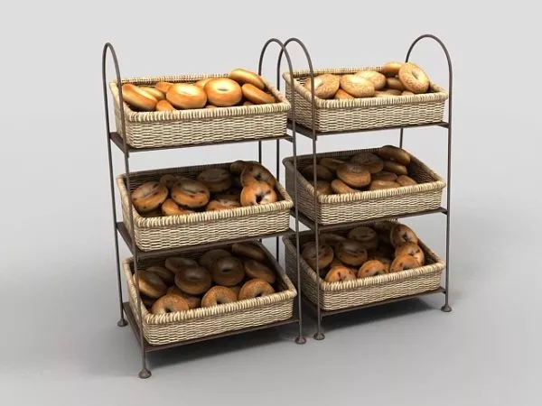 Bagel Display Racks For Bagel Shops 3d model Bagel Display Racks For Bagel Shops 3d model