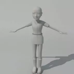 Bald Boy 3d model