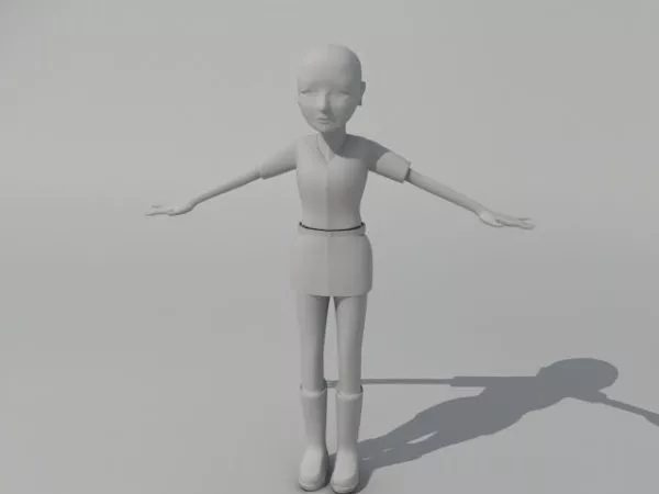 Bald Boy 3d model Bald Boy 3d model