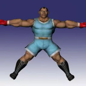Balrog In Super Street Fighter 3d model