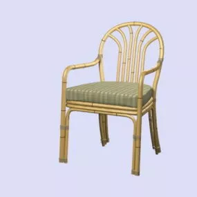 Bamboo Armchair 3d model