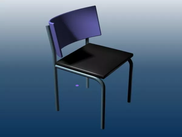 Bar Chair With Backs 3d model Bar Chair With Backs 3d model