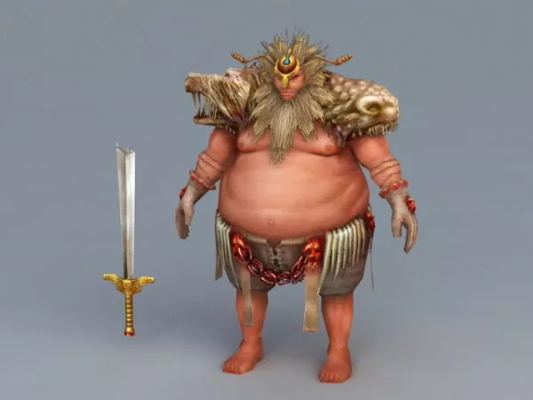 Barbarian Warrior 3d model Barbarian Warrior 3d model