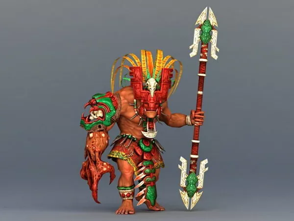 Barbarian Warrior Concept 3d model Barbarian Warrior Concept 3d model