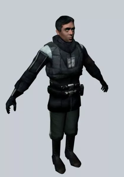 Barney Calhoun – Half-life Character 3d model Barney Calhoun – Half-life Character 3d model
