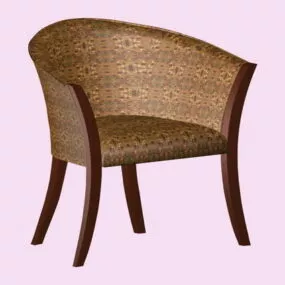 Barrel Back Chair 3d model