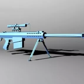 Barrett M82 Sniper System 3d model