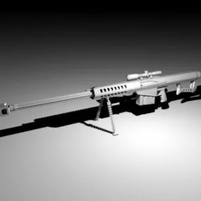 Barrett M99 Rifle 3d model