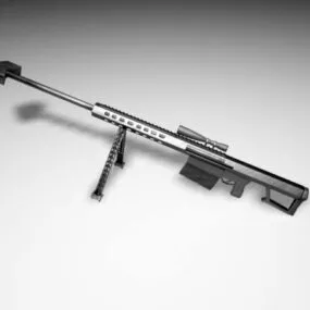 Barrett Rifle 3d model