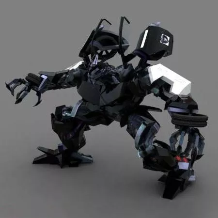 Barricade Micromasters Robot 3d model Barricade Micromasters Robot 3d model