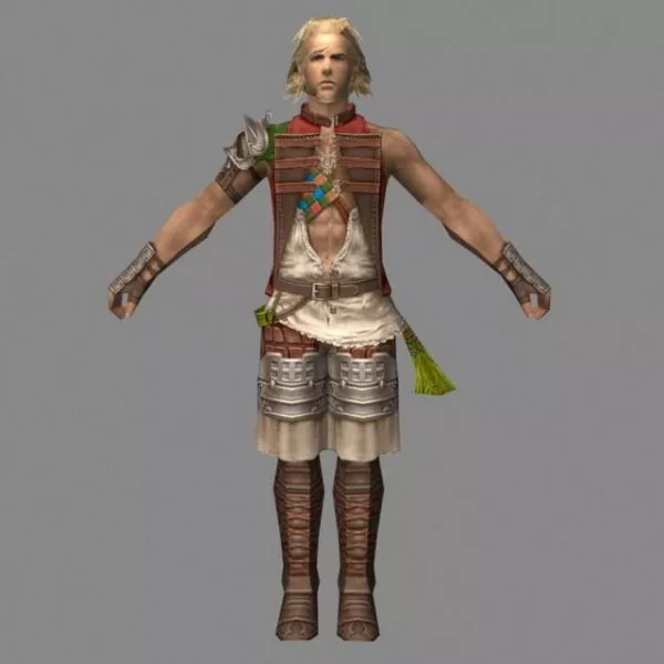 Basch Fon Ronsenburg In Final Fantasy Xii 3d model Basch Fon Ronsenburg In Final Fantasy Xii 3d model