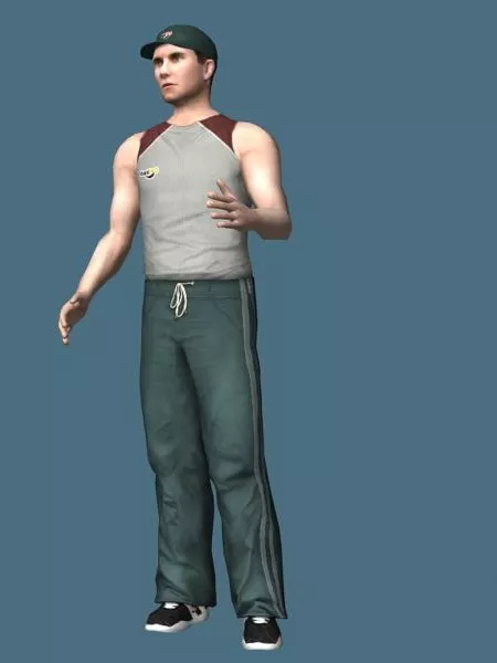Baseball Player Rigged Character 3d model Baseball Player Rigged Character 3d model