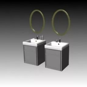 Bathroom Vanity Set 3d model