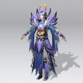 Battle Mage Concept 3d model