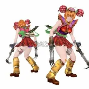 Yura Kamisiro Anime Character 3d model
