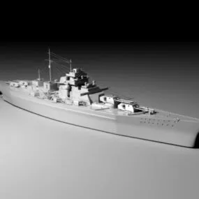 Battleship 3d model