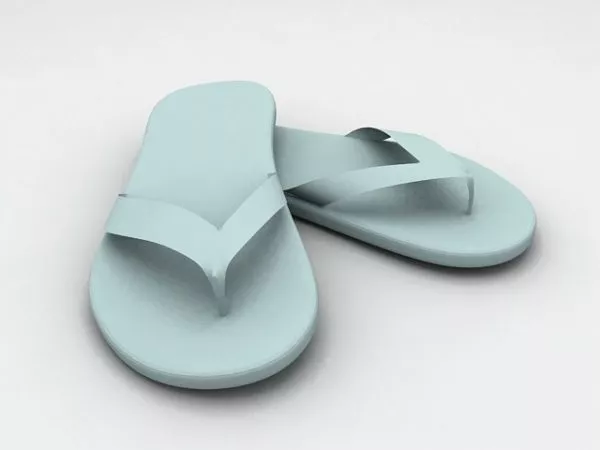Beach Slippers 3d model