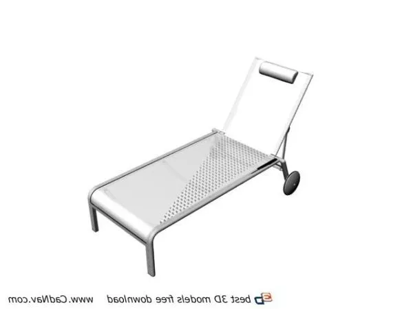 Beach Sun Lounger Furniture 3d model Beach Sun Lounger Furniture 3d model