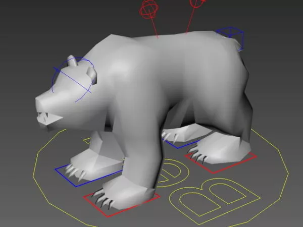Bear Rig 3d model Bear Rig 3d model