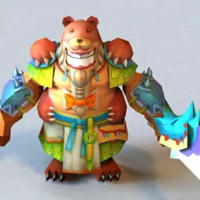 Bear Warrior 3d model