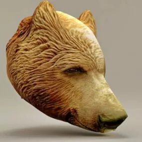 Bear Head 3d model