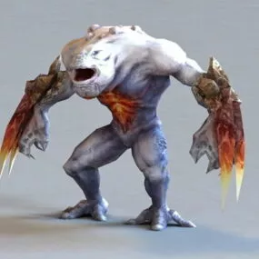 Beast Warrior Concept 3d model