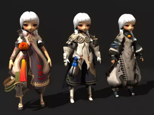 Beautiful Anime Girls 3d model Beautiful Anime Girls 3d model