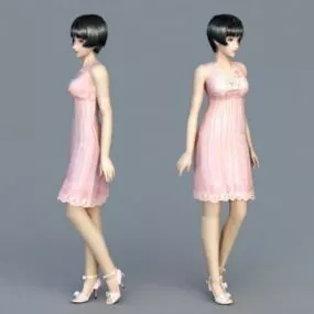 Beautiful Lady 3d model