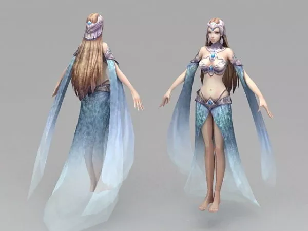 Beautiful Princess 3d model Beautiful Princess 3d model